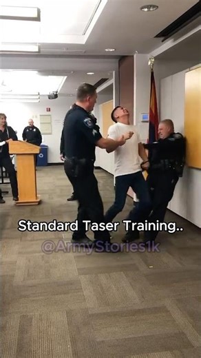 Military Taser Training VS Random Guy