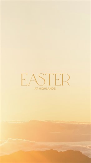 The greatest comeback was for you. ⛅️ We can't wait to celebrate the hope of Jesus at #EasterAtHighlands. Find a service time & location at https://easter.churchofthehighlands.com. | Church of the Highlands