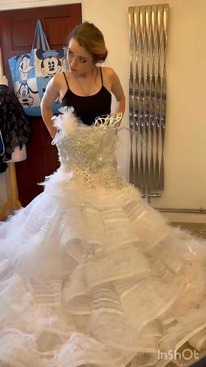 2.9K views · 106 reactions | Are you looking forward to the new hunger games film??? Flashback to when i made my Katniss Everdeens wedding dress from the hunger games catching fire!  #hungergames #katnisseverdeen #sewing #fashion #costume #diy | Rosie Somerville DIY fashion design | Facebook