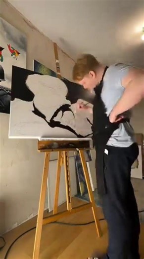 Der bunte Retter im Schatten des Krieges! #Malen #Kunst #Krieg