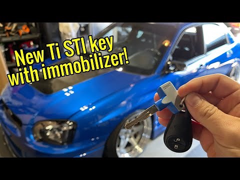 ‘05-‘07 STI Ti Key with immobilizer!