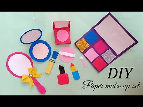 DIY REALISTIC PAPER MAKEUP SET | Easy DIY paper craft/ Back to school