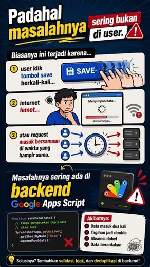 Bug Paling Nyebelin di Web App GAS Double Input