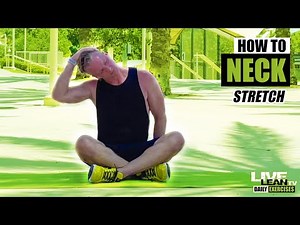 How To Do A SEATED NECK STRETCH | Exercise Demonstration Video and Guide