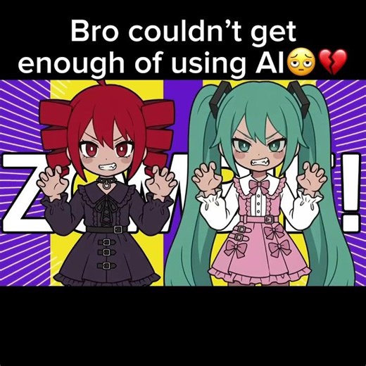 Song is “Dame Teto Zombie” #vocaloid #mikuteto #aislop #fyp