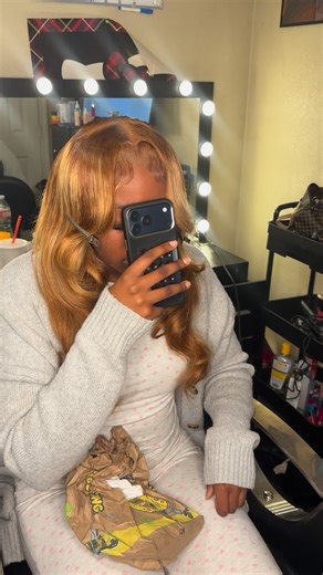 yo fav hairstylist🪄 on Instagram: "closure quick weave was to cute 😩"