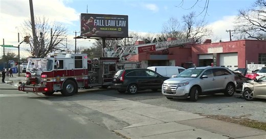 Fire breaks out at Northside auto shop