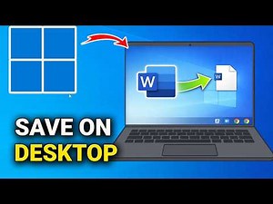 How to Save a Word Document to Desktop (Easy Tutorial)