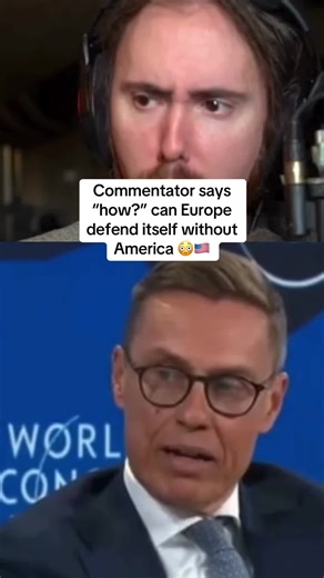 Finland President on how Europe can defend itself without USA 😳🇺🇸 #asmongold #viral