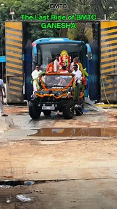 After 5 days of watching the BMTC Buses our BMTC Ganesha has bid farewell to us. #bmtc_bangalore #BMTC #ganesh #ganeshchaturthi #festival #divine #devotional | Namma BMTC KSRTC