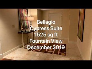 BELLAGIO Bellagio Cypress Suite - Night Time Fountain View