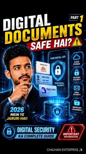 Digital Documents Safe Kaise Rakhe? 😳 | DigiLocker & Google Account Guide (Part 1) #digitaldocuments
