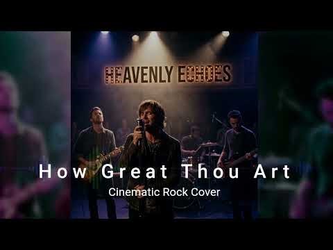 Heavenly Echoes Ai // How Great Thou Art- Don Moen (Cinematic Rock Cover)