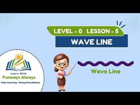Level 0 Lesson 6 | Wave Line Practice | Pre Writing Skills for Toddlers