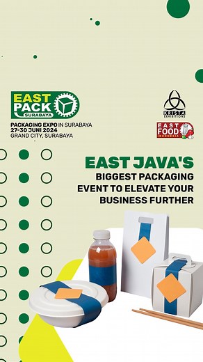 Surabaya, are you ready? Join us at East Java’s biggest packaging expo, East Pack Surabaya 2024 and stay ahead the curve and discover the latest packaging trends shaping the industry. Register now and plan your visit by clicking link on our bio. East Pack 2024 📅 27-30 Juni 2024 📍Grand City, Surabaya #kristamedia #eastpacksurabaya #eastpackexpo2024 #packagingexpo #eventsurabaya | Krista Exhibitions