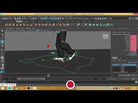 Progressive Walk cycle Animation in Maya I Maya Progressive walk cycle