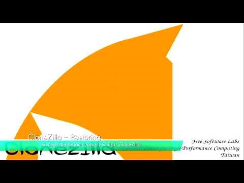 CloneZilla Making a bootable USB, creating a backup image & restoring an image