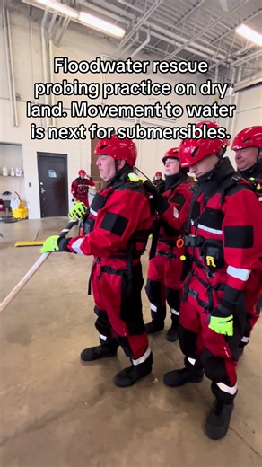 Floodwater Rescue Training for Firefighters