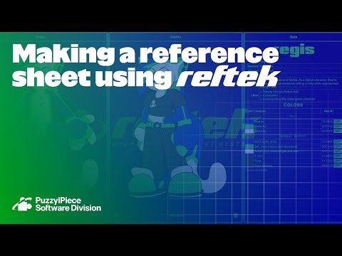 Making a refsheet using Reftek