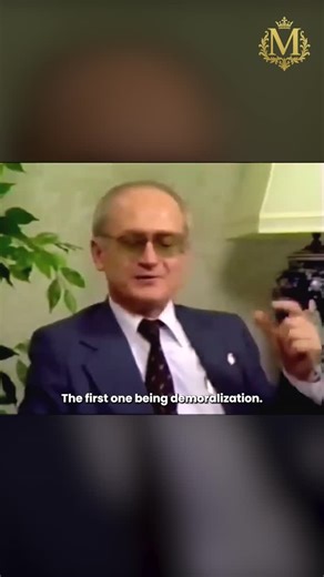 The Monarch Report on Instagram: "This KGB defector just explained EXACTLY what's happening to America right now.He says it takes 15-20 years to demoralize a nation. Why? Because that's how long it takes to indoctrinate one generation of students with enemy ideology. Three generations of American students have been fed Marxism without any counterbalance of American values or patriotism. Those same 60s dropouts and "half-baked intellectuals" now control our government, media, businesses, and scho