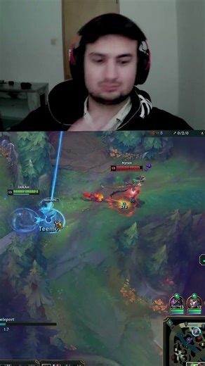 High Risk no Reward Play #leagueoflegends #6pek #cydow