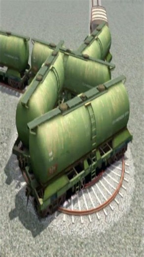 Extreme Massive Train Drift On Circle Unique Railroad 💥🤯 BeamNG.Drive Train Simulator 3D #shorts