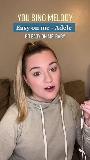 Sing melody with me ❤️🎤 #yousingmelody #adele #singing #easyonme #singwithme #duetwithme