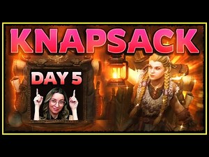 Knapsack Expedition - Day 5 - SOLVED! 🔸 August 2025 ✤ Watcher of Realms