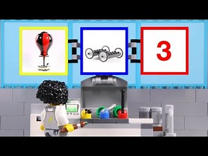 LEGO Experimental Balloon Vehicle STOP MOTION LEGO Nia's Car Creation | Billy Bricks