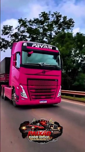 Ela no volante, dominando a estrada! 🚛🔥 #Caminhoneira
