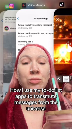 Tea Lady | Katie Brannock on Instagram: "adhd astrology girlies this one’s for YOU (y’all knew d*mm well these would be unhinged when you asked for them) ✨🎀🍒📚💕 now everyone run and tag @todoistofficial to send me a check so I can break down the self care routines / cycle syncing work flow 😇"