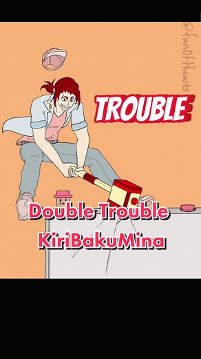 Even when trying to get their girl something nice….these two still cause so much trouble 😂 #myheroacademia #mha #bnha #mhaships #rarepair #kirishima #bakugou #mina #kiribakumina #kiribaku #kirimina #bakumina #polyamorous #polyship #odetari #animation