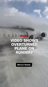 690K views · 4.8K reactions | A Delta Air Lines commuter plane arriving from Minneapolis crashed at Canada's Toronto Pearson Airport, according to the FAA, with images of the incident showing the aircraft flipped upside down. Tap the link for more: https://cnn.it/42ZnJYo | CNN International | Facebook