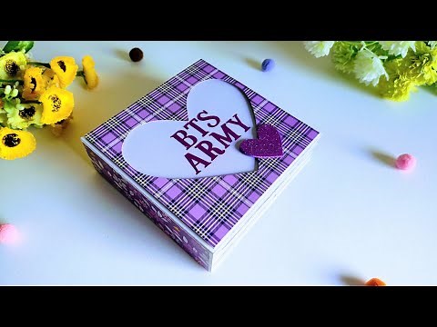 BTS ARMY Special | Handmade Scrapbook Making | Dedicated to BTS - Handmade Cards Ideas | Tutorial