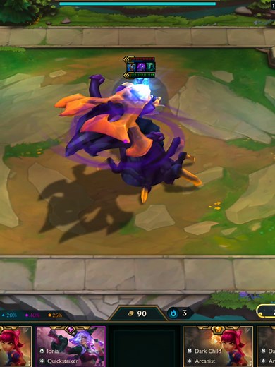 Baron Nashor vs Kindred in Teamfight Tactics