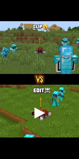 Normal Clip vs Edit Clip 😈 | Minecraft God Sphere 🔥 #Minecraft #NormalVsEdit
