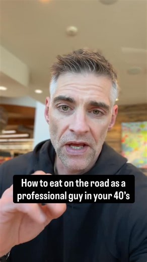 Nick Conaway | Men’s Health and Performance Coach for 40+ on Instagram: "Travel doesn’t wreck your progress. Lack of structure does. No routine. Less accountability. Bad decisions stack fast. One skipped meal turns into airport junk, hotel drinks, and “I’ll reset Monday.” Small decisions compound—good or bad. Choose better before you travel, not after you screw it up. #thefitover40man"