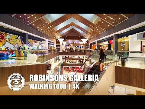 Robinsons Galleria Walking Tour | Ortigas Center, Quezon City, Philippines | 4K