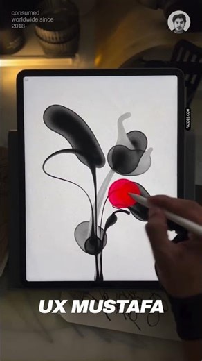 Crafting Abstract Florals Through Fluid Motion