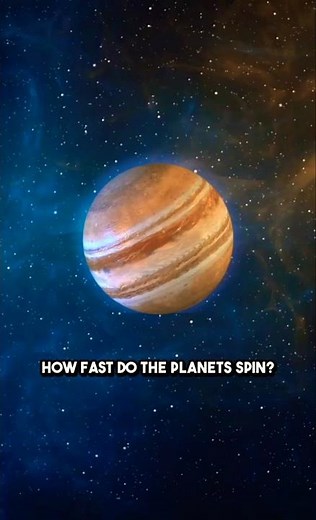 How Fast Do The Planets Spin??😱🌌🌏 #shorts