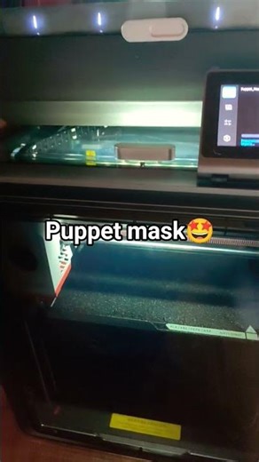 puppet mask w drukarce 3d