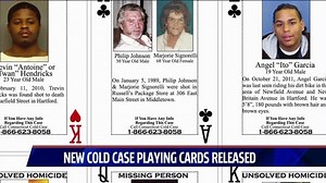 Police use ‘playing cards’ to solve cold cases