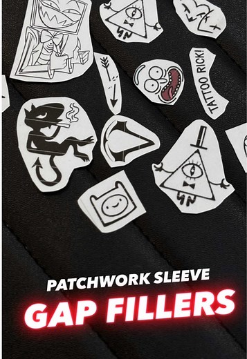 Patchwork Tattoo Gap Fillers: Small Tattoo Ideas for Gap Filling