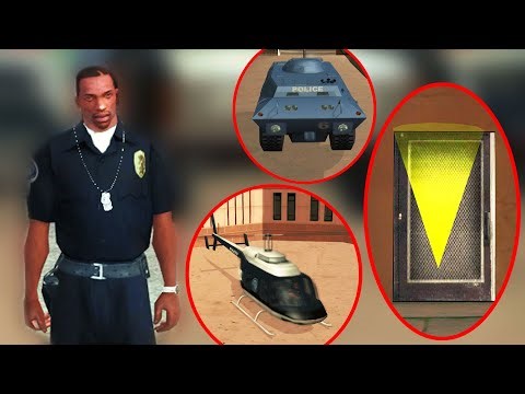 ALL Secret Police Station Locations in GTA San Andreas | Police Uniform, SWAT, Police Helicopter