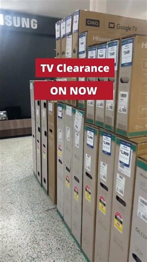 TV Clearance On Now