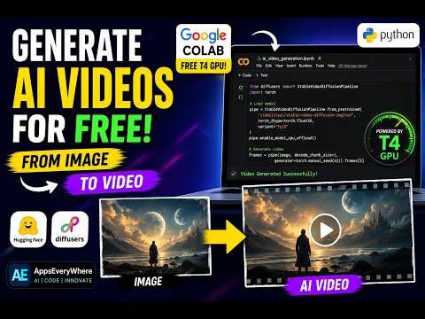 AI Video Generation with Python | Stable Video Diffusion + Google Colab