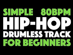 Funky Hip Hop Easy Drumless Backing Track For Beginners