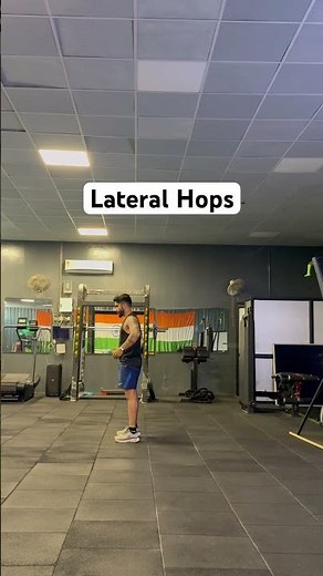 Lateral hops bilateral #plyometric #plyometricstraining #plyometrics #plyometrictraining #plyos