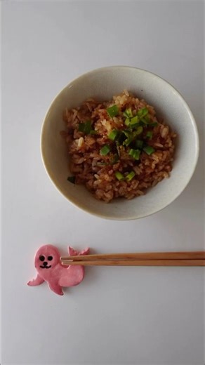 コクうまツナのごちそう炊き込みごはん🦭🐟🍚 #ツナ缶レシピ #ツナ缶 #炊飯器 #炊飯器レシピ #炊飯器料理 #栄養士 #料理 #自炊 #cooking #ライス #簡単レシピ #簡単料理