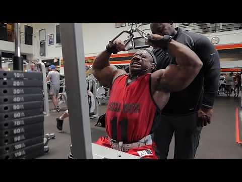 Back and Shoulder - Workout video - Dexter Jackson